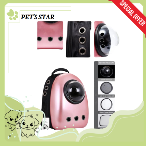 Balo phi hành gia cho thú cưng Black&Pink