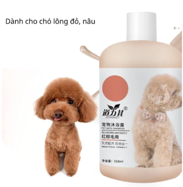 Sữa tắm cho chó mèo Dorrikey, dưỡng lông, lưu hương lâu, an toàn cho chó mèo - Hình ảnh 7