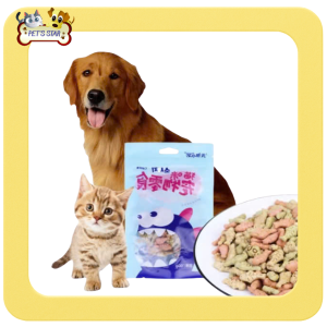 Bánh quy cho chó mèo vị Cá hỗ trợ bóng mượt lông