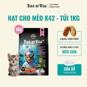 Thức Ăn Cho Mèo Con Cao Cấp Bổ Sung Sữa Dê - Bite Of Wild Kitten K42