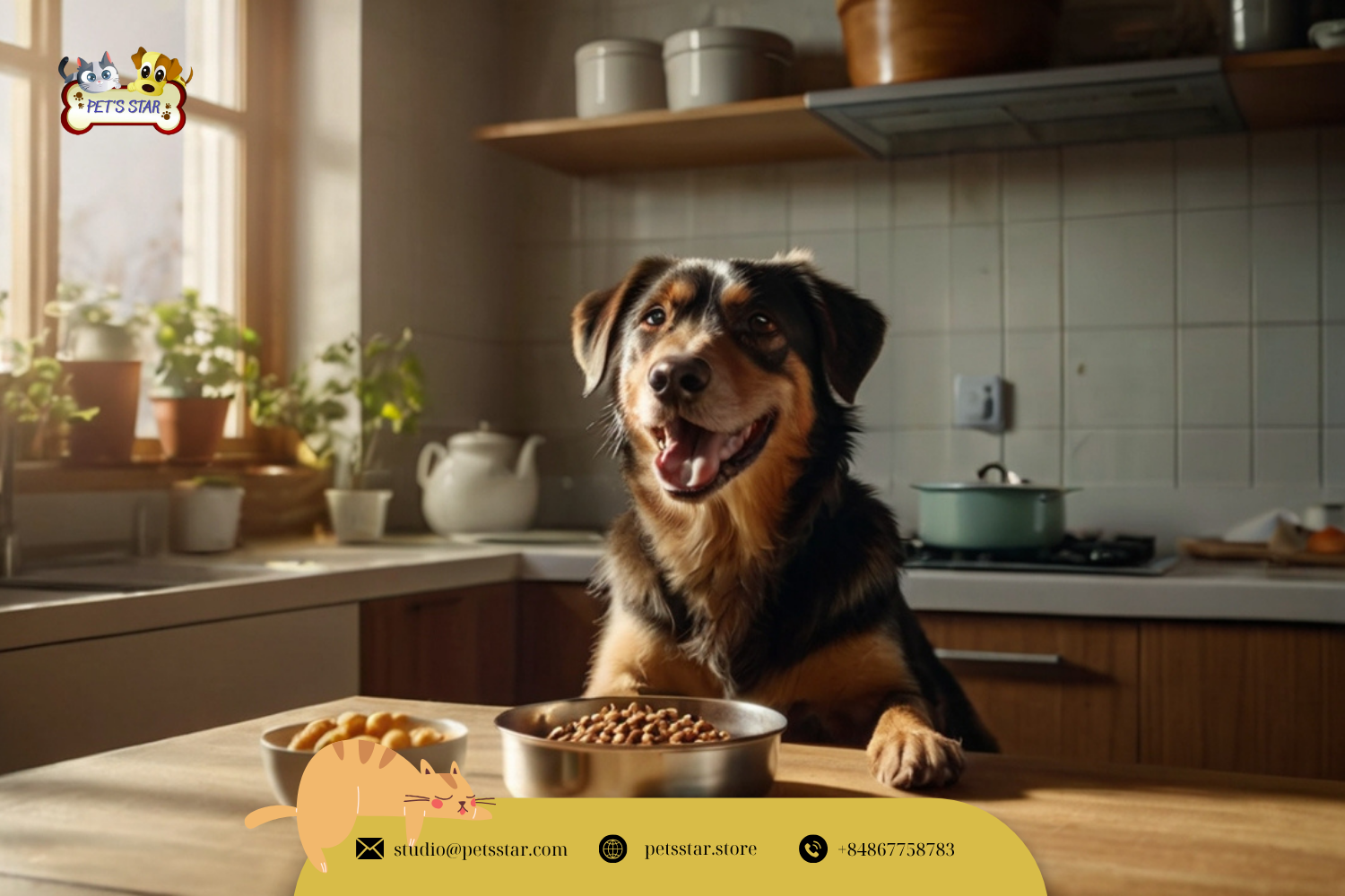 Kích thích chó biếng ăn hiệu quả