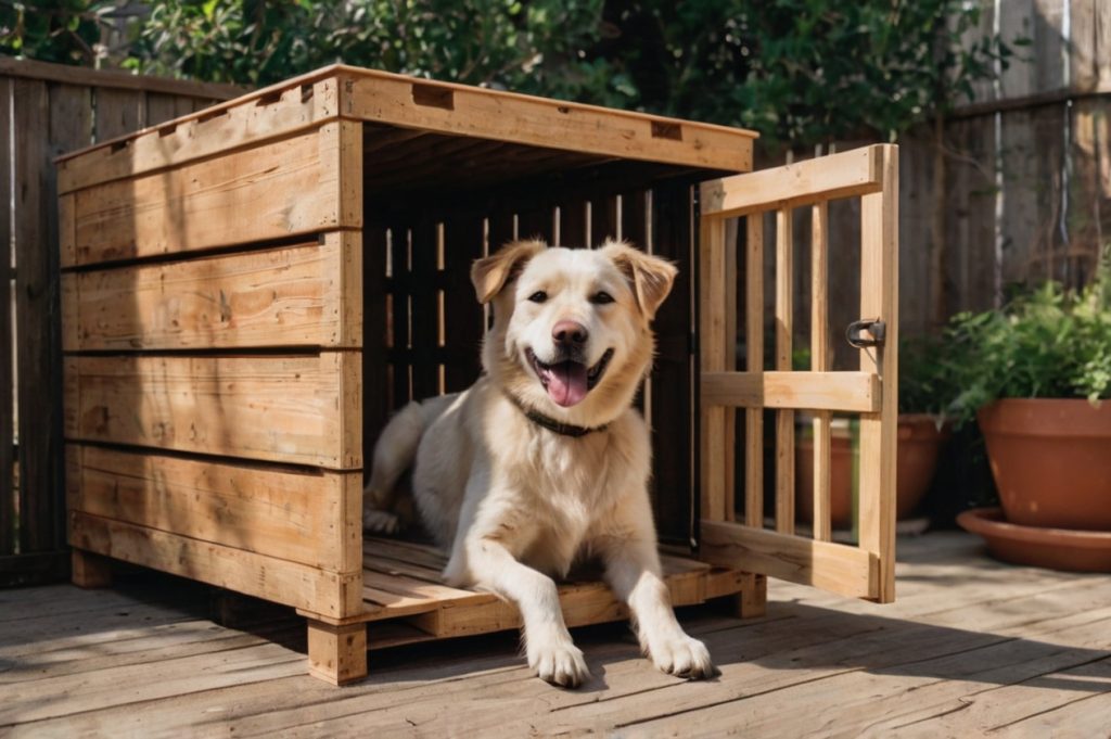 các mẫu chuồng chó tự làm đơn giản để thực hiện
