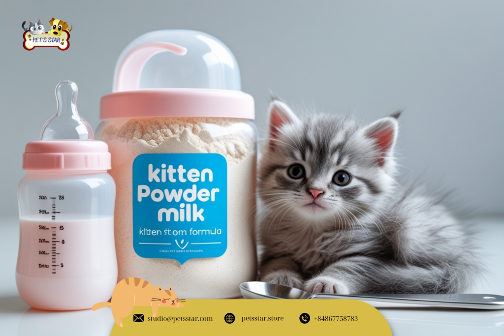 Sữa cho mèo con mới đẻ mất mẹ